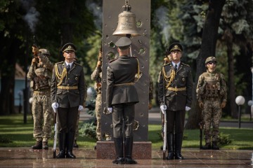 Участь Президента України у церемонії вшанування пам’яті військовослужбовців ЗСУ, які загинули під час проведення АТО та ООС на Сході України