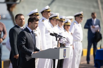 Володимир Зеленський: Наша спільна мета – сильні та сучасні ВМС України