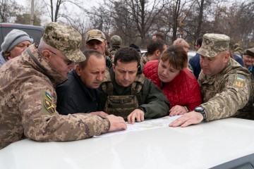 Володимир Зеленський побував у Золотому 