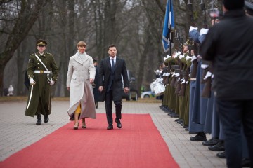 Розпочався офіційний візит Володимира Зеленського до Естонської Республіки