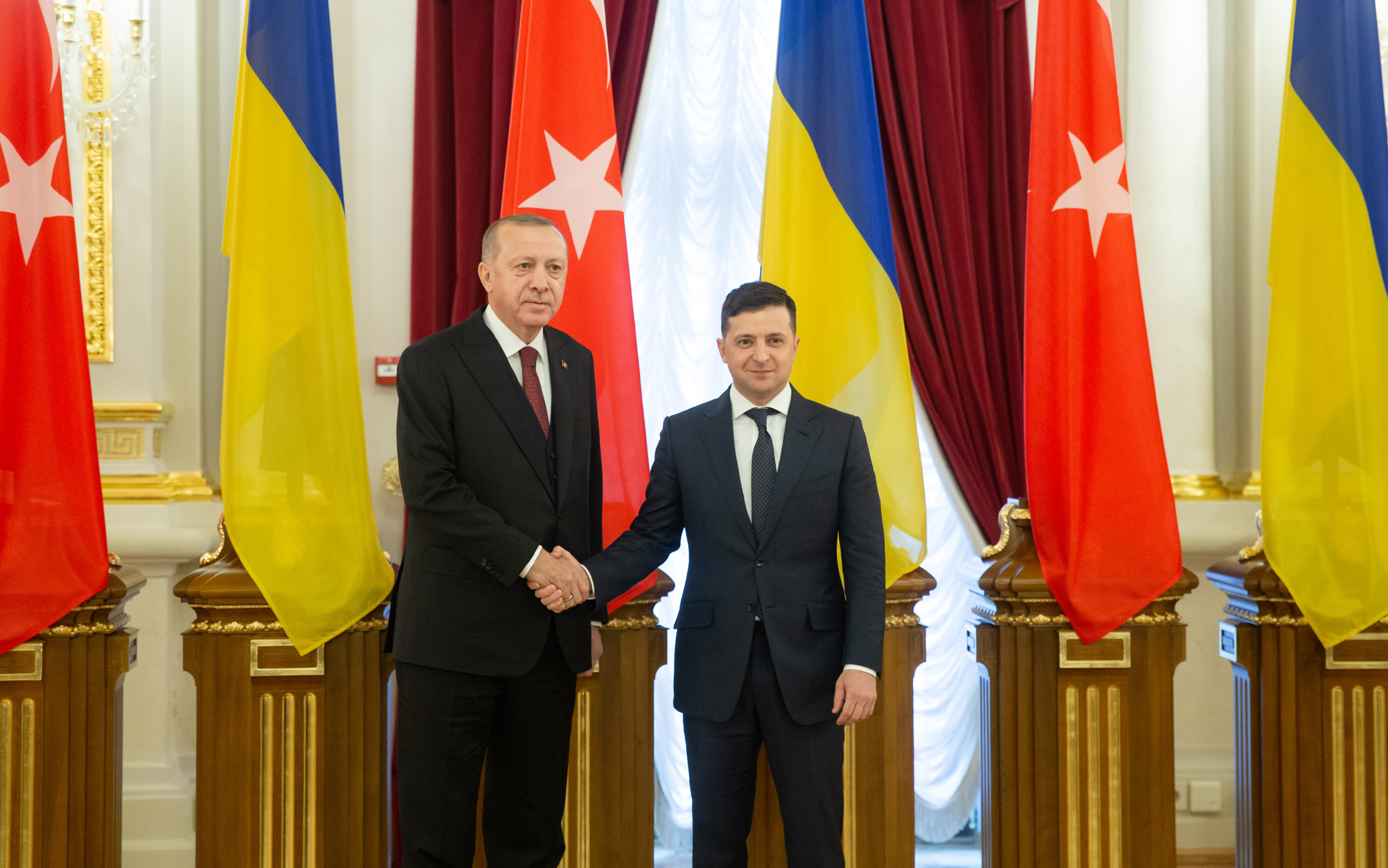 Meeting Between Volodymyr Zelenskyy And Recep Tayyip Erdoğan Started In ...