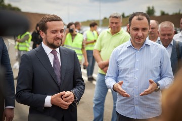 Кирило Тимошенко взяв участь у відкритті першої черги автомобільного обходу Полтави, що зводиться в межах програми Президента «Велике будівництво»