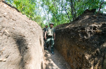 За два дні в зоні проведення ООС Президент пересвідчився в цілодобовому дотриманні перемир'я на лінії розмежування