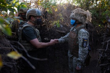 Робоча поїздка Президента України Володимира Зеленського до Донецької області