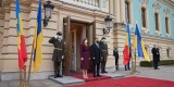 Офіційна церемонія зустрічі Президента України Володимира Зеленського та Президента Республіки Молдова Майї Санду під час її офіційного візиту в Україну, 12 січня 2021 року