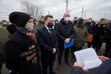 Володимир Зеленський і Шарль Мішель зустрілися з представниками міжнародних гуманітарних місій на Донбасі