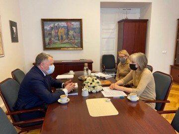 Ігор Жовква провів робочі консультації з головним зовнішньополітичним радником Президента Литовської Республіки