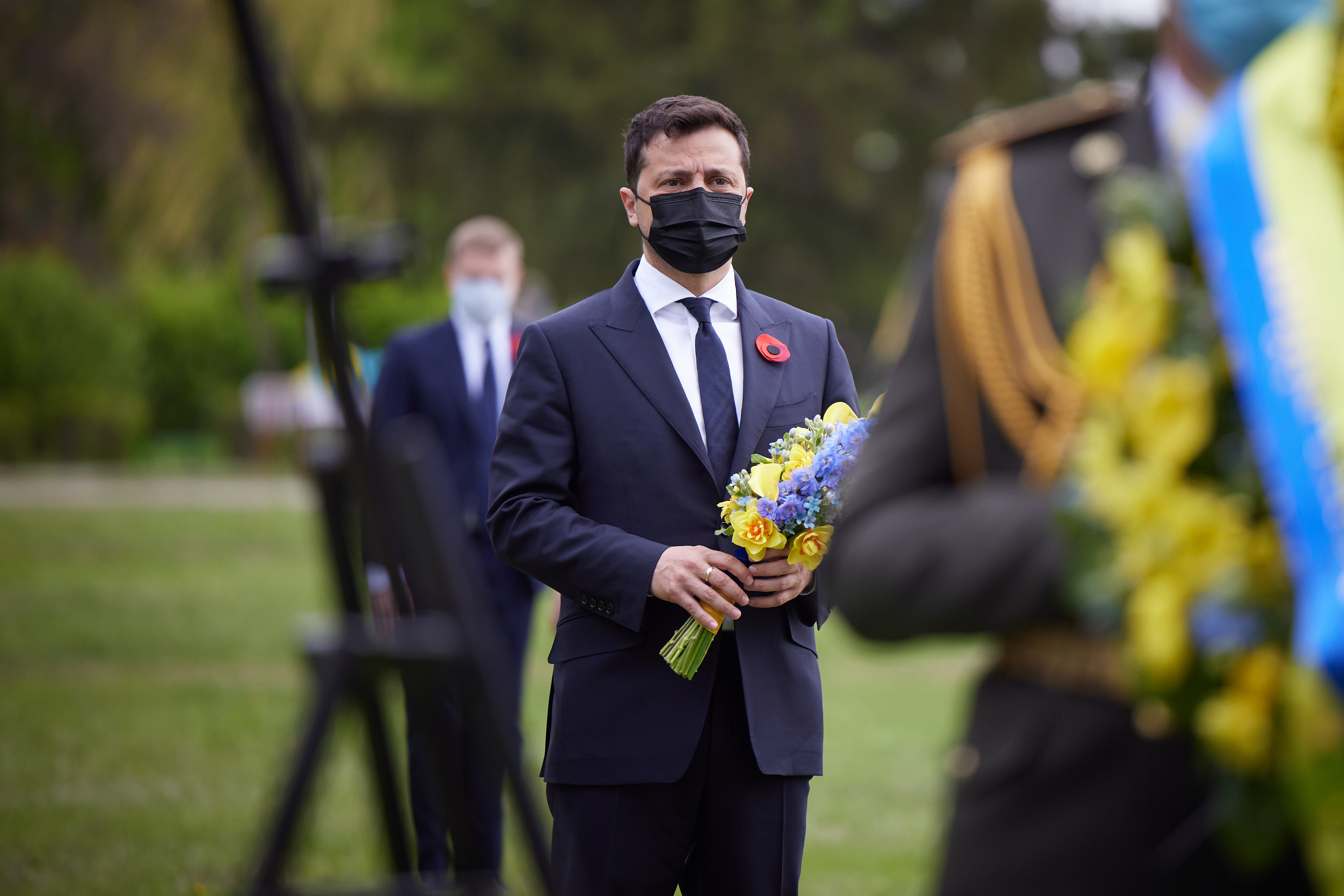 Volodymyr Zelenskyy Visited The Memorial "Ukraine For Liberators" In ...