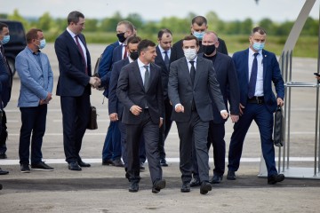 President inspected the reconstruction of the airport in Kryvyi Rih