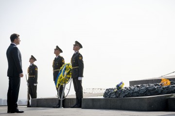 Volodymyr Zelenskyy honored the memory of those killed in World War II