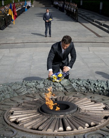 President takes part in the events honoring the memory of the World War II victims 