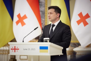 Volodymyr Zelenskyy following the negotiations with Salome Zourabichvili: Our common task is to fill the strategic partnership between Ukraine and Georgia with real content