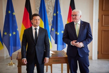 President Volodymyr Zelenskyy and the Federal President of Germany discussed the progress in implementing reforms in Ukraine