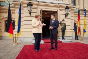 Президент України Володимир Зеленський провів зустріч з Федеральним канцлером Німеччини Ангелою Меркель, 22 серпня 2021 року