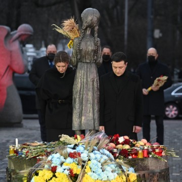 President and the First Lady honored the memory of the victims of the Holodomor in Ukraine