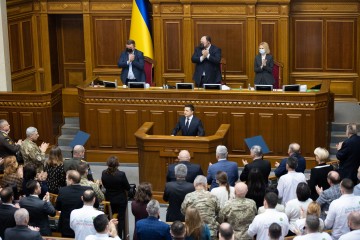 Speech by President Volodymyr Zelenskyy in the Verkhovna Rada with the Annual Address on the Internal and External Situation of Ukraine