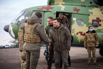 President is on a working trip to the east of Ukraine