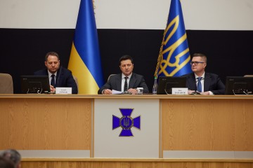 President at meeting in SBU: Security of Ukraine is major priority of the state now