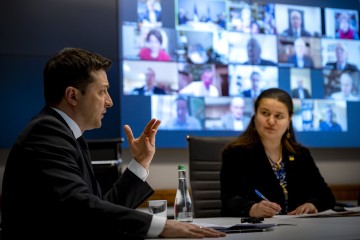 Zelenskyy holds video meeting with group of U.S. senators and congressmen