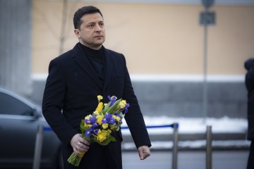 On the Day of Unity, the President of Ukraine took part in honoring the memory of Mykhailo Hrushevsky