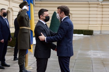 Meeting of the President of Ukraine with the President of France