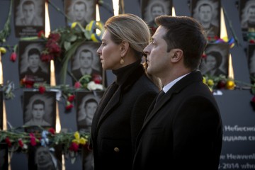 President of Ukraine and the First Lady honored the memory of the Heroes of the Heavenly Hundred