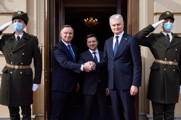 Meeting of the President of Ukraine with the President of Lithuania and the President of Poland