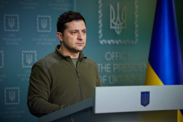 Address by the President of Ukraine in the evening of the second day of the large-scale war