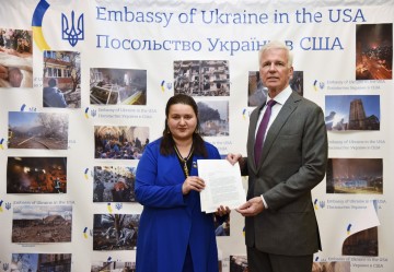 President of Ukraine Volodymyr Zelenskyy received the Ronald Reagan Freedom Award