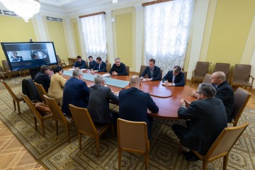 Ihor Zhovkva met with ambassadors of EU member states who returned to Kyiv to perform their duties