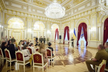 Participation of the President in the ceremony honoring the Heroes of Ukraine