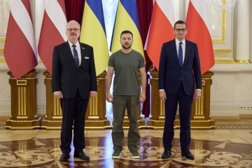 Зустріч Глави держави з Президентом Латвії та Прем’єр-міністром Польщі