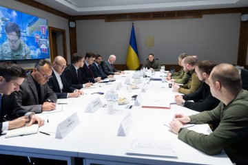 Andriy Yermak discusses strengthening Ukraine's air defense with representatives of embassies of France, Germany, Italy, the Netherlands, Spain