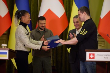 In the presence of the Presidents of Ukraine and Switzerland, the Memorandum of Partnership in the field of digital transformation was signed