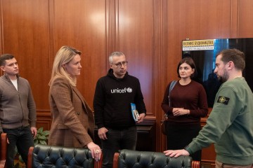 Kyrylo Tymoshenko discussed with the UNICEF Ukraine Representative the urgent issues of support for Ukrainians during the war