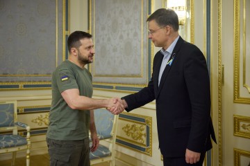 Президент України зустрівся з виконавчим віце-президентом Єврокомісії