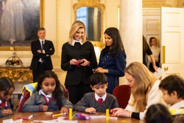 Olena Zelenska in London took part in the Conference on Preventing Sexual Violence in Conflict and met with representatives of the British government