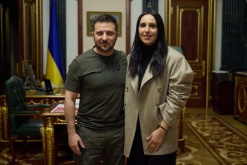 Volodymyr Zelenskyy met with singer Jamala on the eve of her trip to the USA to participate in public and cultural events