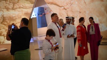 Olena Zelenska presented a Ukrainian audio guide for the National Museum of Qatar