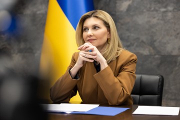 Olena Zelenska held an online meeting with the first ladies of different countries of the world