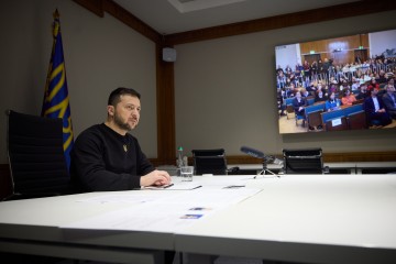 We can restore peace throughout Ukraine, but for this we must be together - speech of Volodymyr Zelenskyy during an online meeting with German students