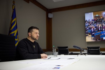 We can restore peace throughout Ukraine, but for this we must be together - speech of Volodymyr Zelenskyy during an online meeting with German students