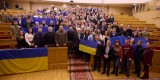 У День Соборності України відбулася зустріч Президента Володимира Зеленського та колишнього Прем’єр-міністра Великої Британії, члена британського парламенту Бориса Джонсона зі студентами та викладачами Київського національного університету імені Тараса Шевченка, 22 січня 2023 року.