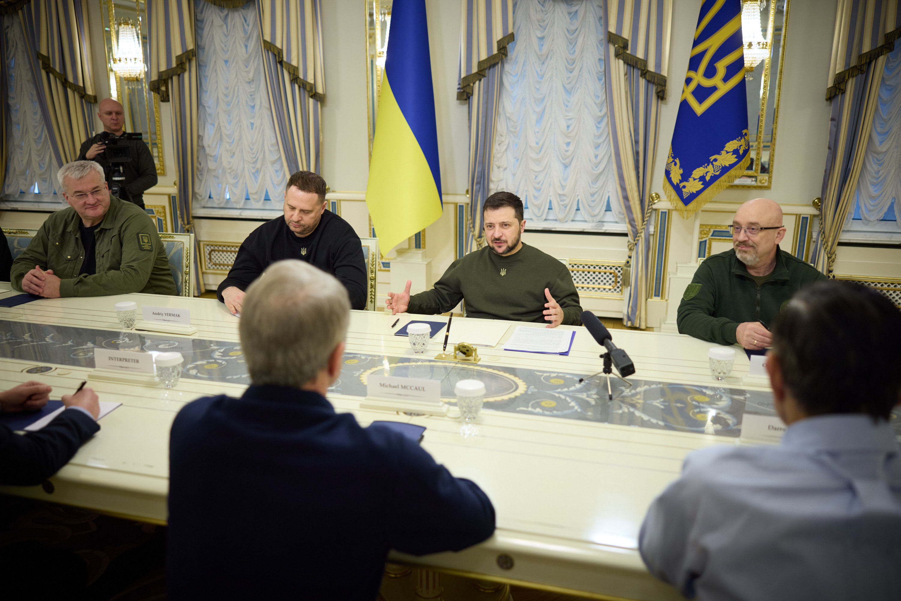 President Of Ukraine Met With The Delegation Of The U.S. House Of ...