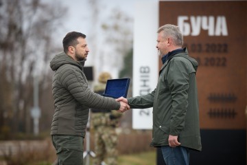 Участие Президента в мероприятиях по случаю освобождения территорий Украины от российских захватчиков