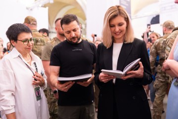 President and the First Lady of Ukraine visit the XI International Book Arsenal Festival