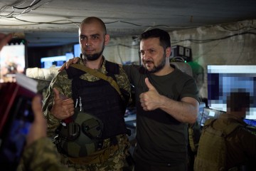 President visited the frontline positions of Ukrainian troops in Zaporizhzhia region