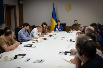 Andriy Yermak met with representatives of Ukrainian and foreign media