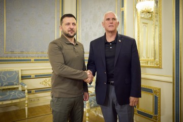 Volodymyr Zelenskyy met with the 48th Vice President of the United States Mike Pence