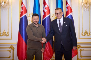 President of Ukraine meets with Chairman of National Council of Slovakia in Bratislava